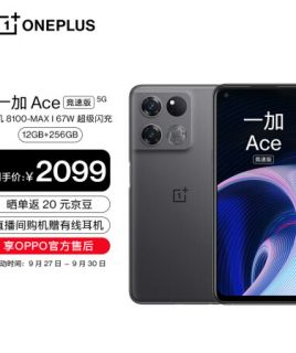 OPPO 一加 Ace 竞速版 12GB+256GB竞技灰享OPPO官方售后